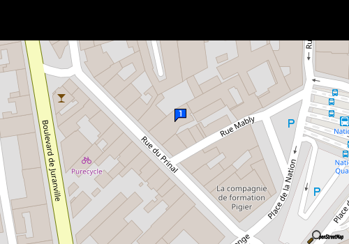 Carte Garage Du Prinal