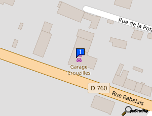 Carte Crouzilles Car Sarl