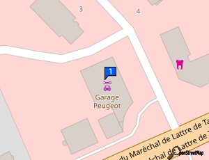 Carte Garage De La Croisee Sarl Dubois