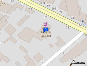 Carte Garage Soulard