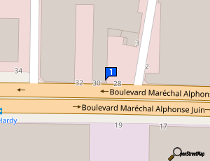 Carte Centre Auto Chantenay