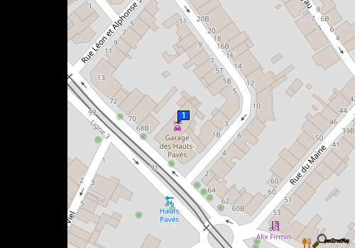 Carte Garage Des Hauts Paves