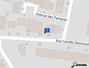 Carte Garage Camille Desmoulins