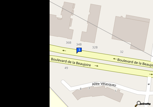 Carte La Beaujoire Services Auto