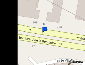 Carte La Beaujoire Services Auto