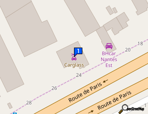 Carte Carglass S A S