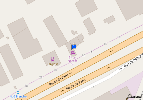 Carte Garage Thylis