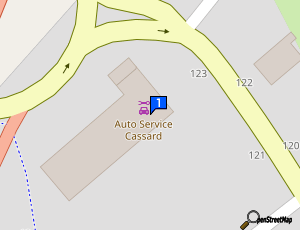 Carte Auto Service Cassard