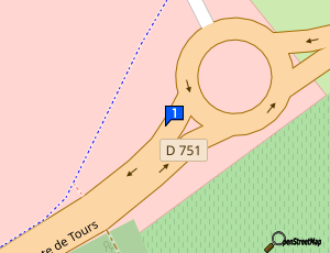 Carte Les Loges Automobiles