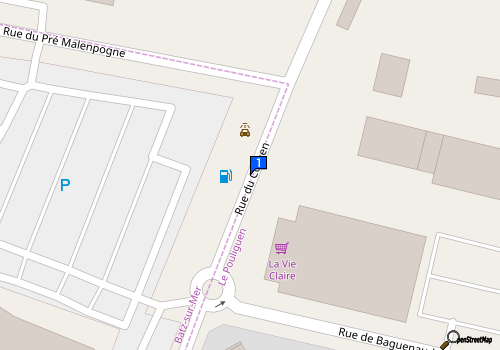 Carte Sarl Garage Pichon