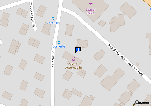 Carte Garage Automobile Bazin Chanussot