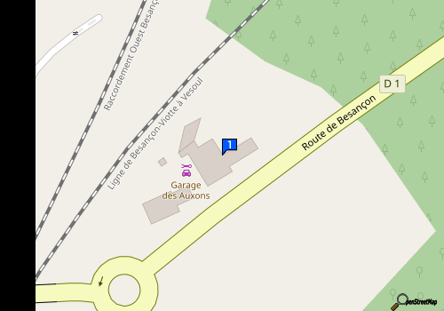 Carte Garage D Auxon
