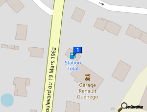 Carte Garage Guenego