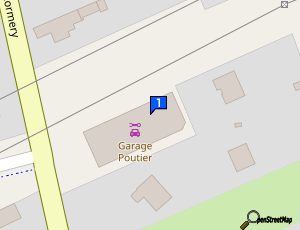 Carte Garage Poutier