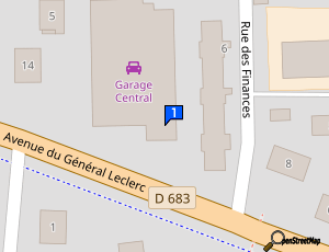 Carte Sarl Grillot Automobiles