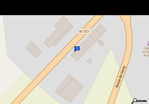Carte Garage De La Gare De Varzy