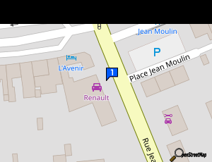 Carte Eurl Garage Jean Moulin