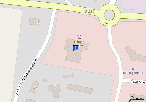 Carte Garage Naulleau