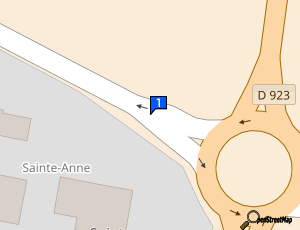 Carte Garage Sainte Anne