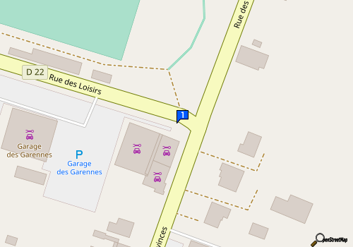 Carte Sarl Garage Des Garennes