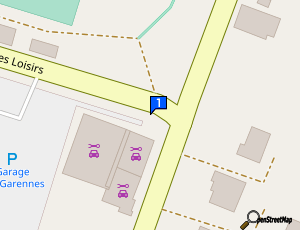 Carte Sarl Garage Des Garennes