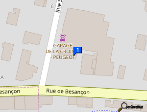 Carte Garage De La Croisee