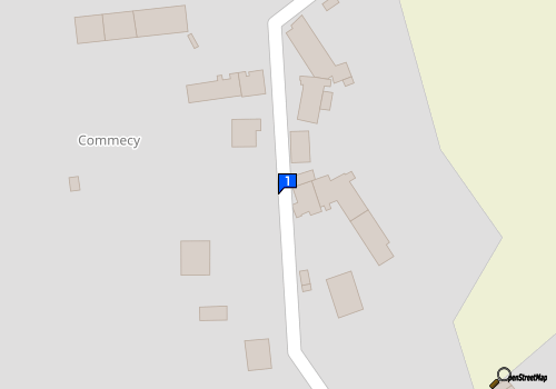 Carte Commecy Auto