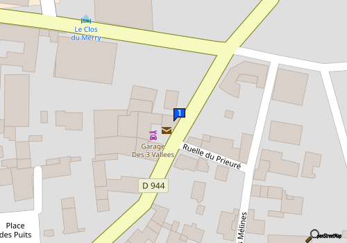 Carte Garage Des Trois Vallees