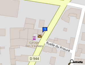 Carte Garage Des Trois Vallees