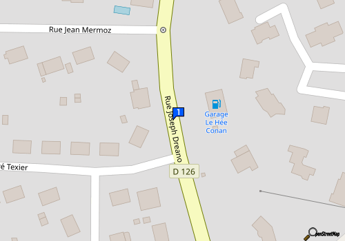 Carte Garage Yvel Freres