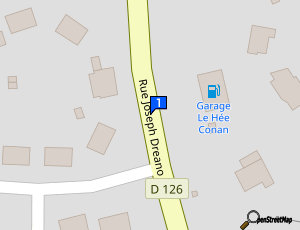 Carte Garage Yvel Freres