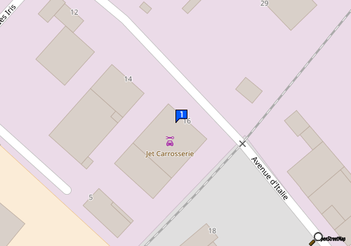 Carte Jet Carrosserie