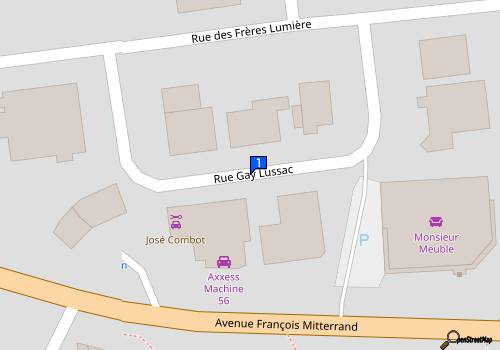 Carte Sarl Carrosserie Evanno