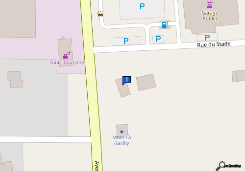 Carte Sarl Garage Roblin
