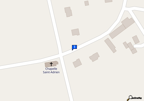 Carte Chapelle St Adrien