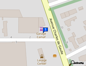 Carte Camaf Ctre Auxer Maint Autom France