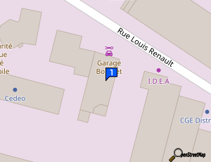 Carte Garage Bouvret