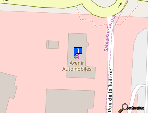 Carte Sarl Duret Automobiles