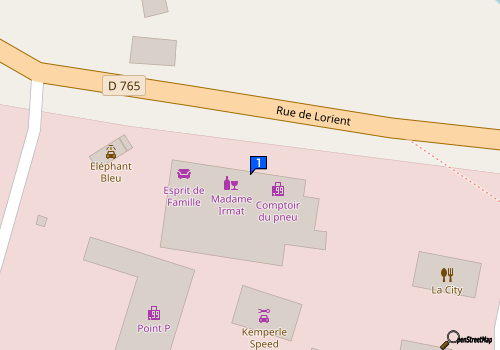 Carte Comptoir Du Pneu Quimperlois