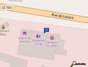 Carte Comptoir Du Pneu Quimperlois