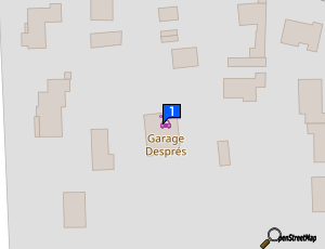 Carte Sarl Garage Despres