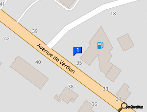 Carte Garage Station Colle