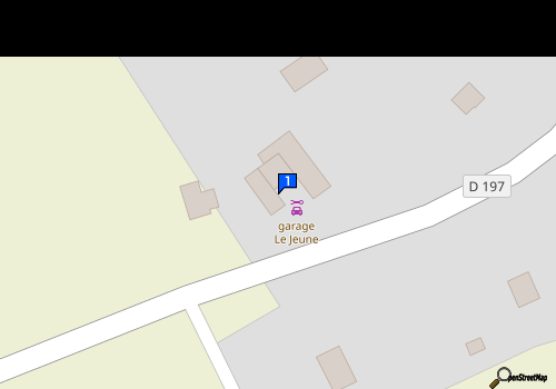 Carte Garage Le Jeune