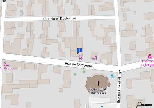 Carte Garage Dom Bosco