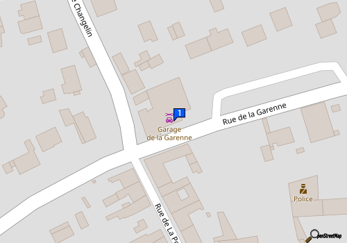 Carte Garage De La Garenne Sarl