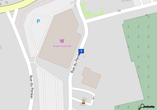 Carte Pluguffan Auto