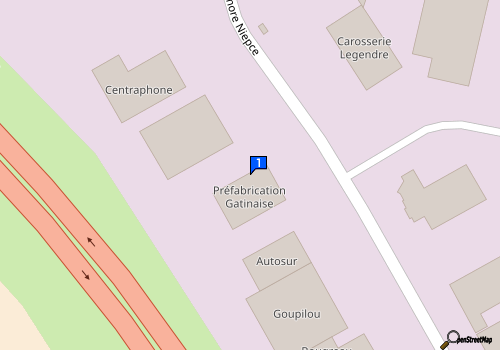 Carte Rm Street Auto
