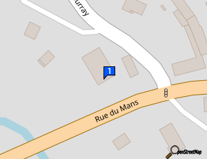 Carte Le Mans Automobiles