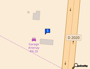 Carte Garage Artenay Rn 20 Sarl