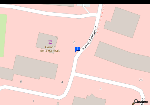 Carte Hallerais Automobiles